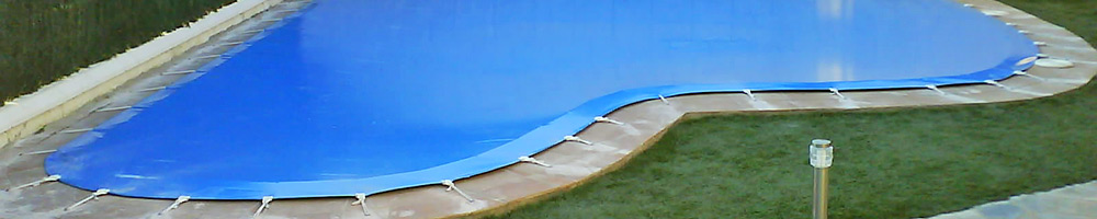 Instalacion de lonas de piscinas en Alovera.